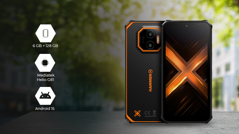 HAMMER ENERGY X2 4G - ośmiordzeniowy procesor Helio G81