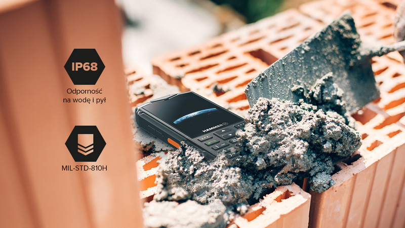 HAMMER HORIZON LTE - Certyfikaty IP68 i MIL-STD-810H