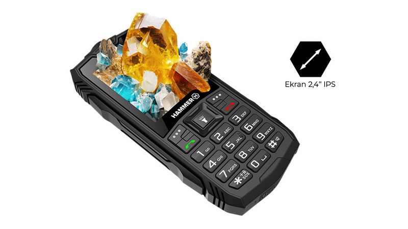 HAMMER Rock LTE - ekran IPS