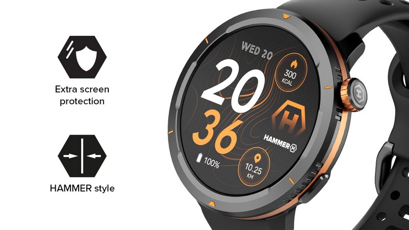 HAMMER Watch 2 Lite - solidna konstrukcja