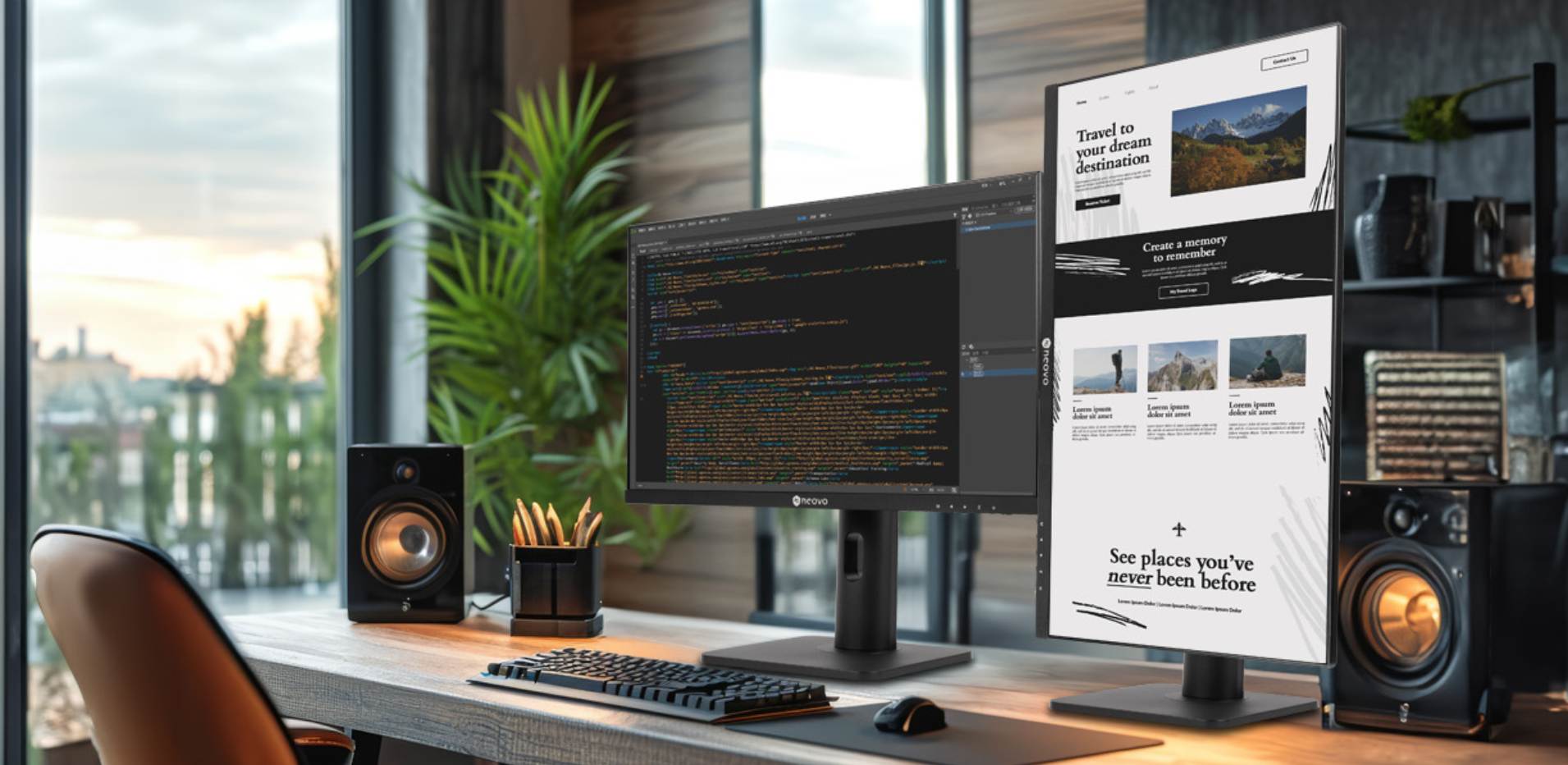 Monitor biurowy Full HD