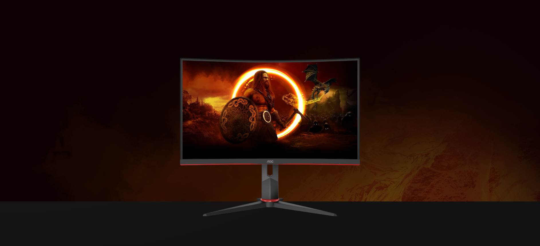 Zakrzywiony monitor gamingowy