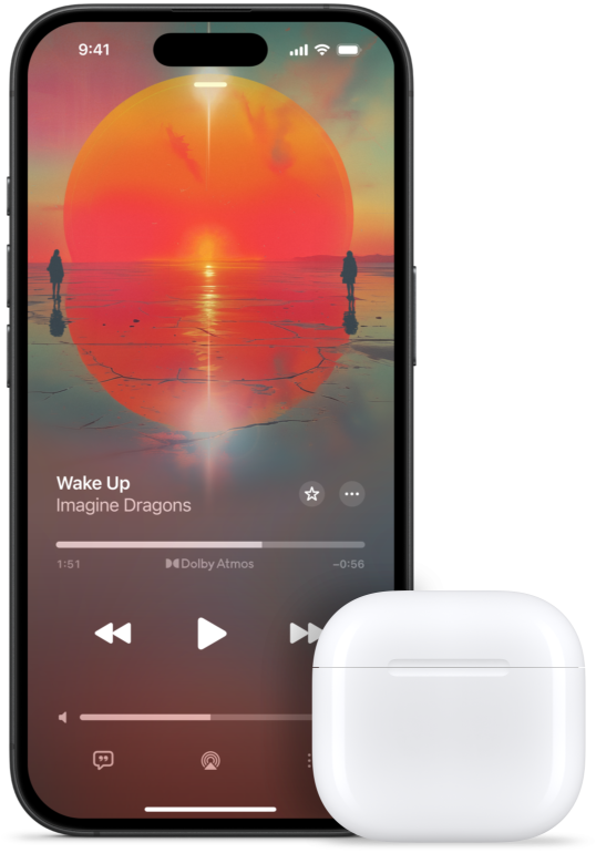 Okno błyskawicznego parowania AirPods 4 z iPhone’em
