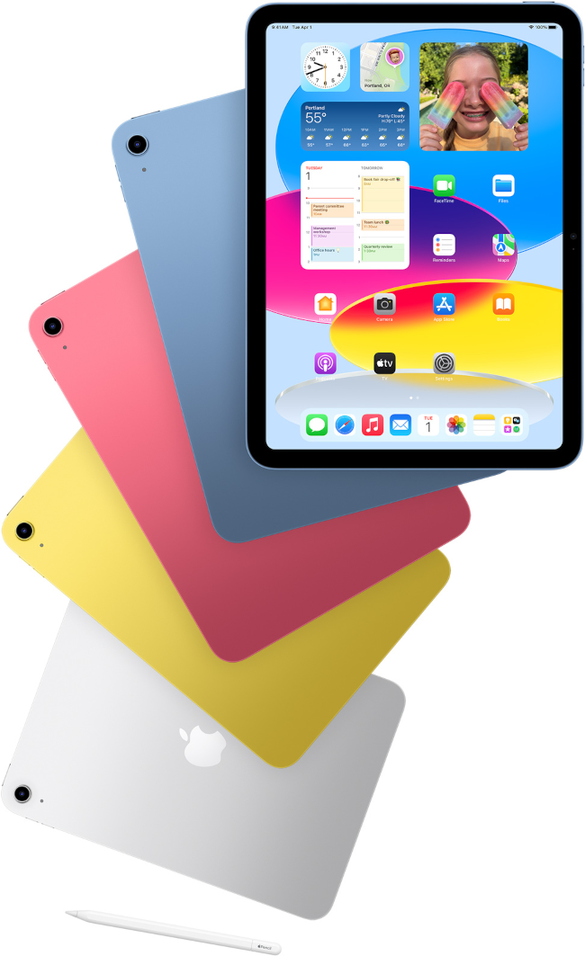 iPad 11 z układem A16 i 128 GB pamięci – zbliżenie na 11‑calowy ekran Liquid Retina