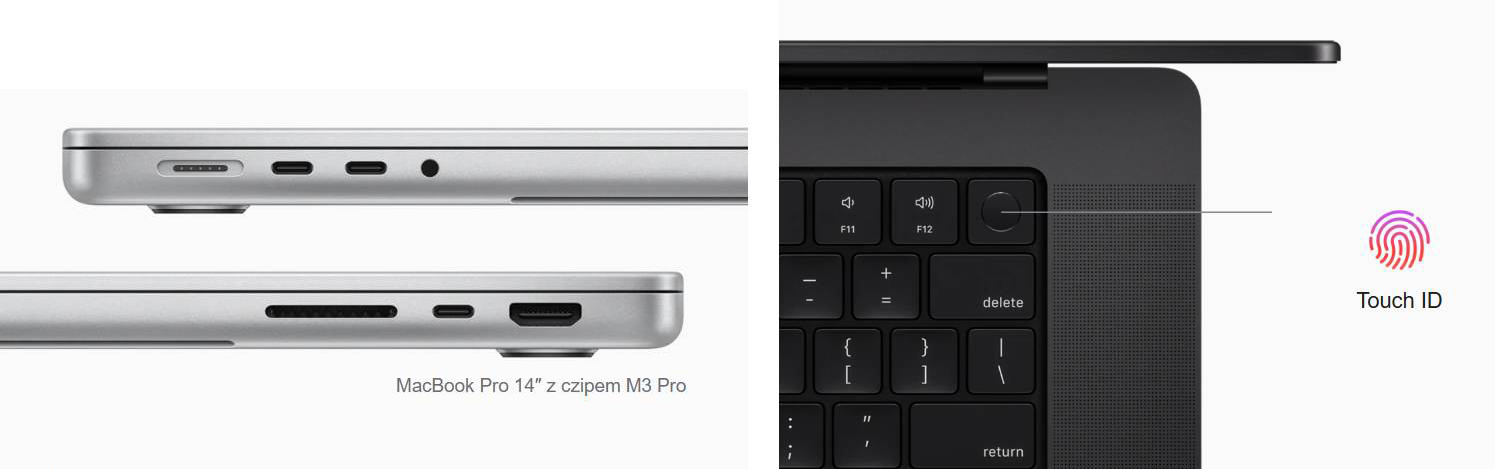 Bok laptopa Apple