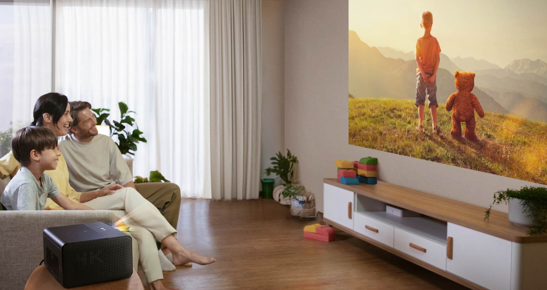 Projektor dla rodziny