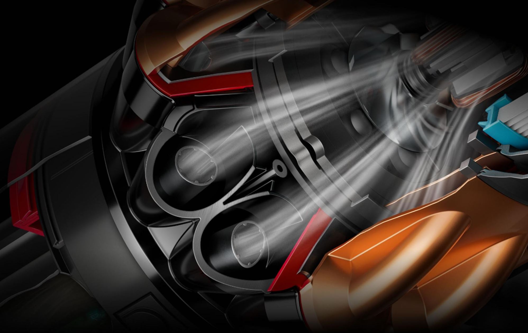 Dyson V16 Piston Animal technologia antylątania