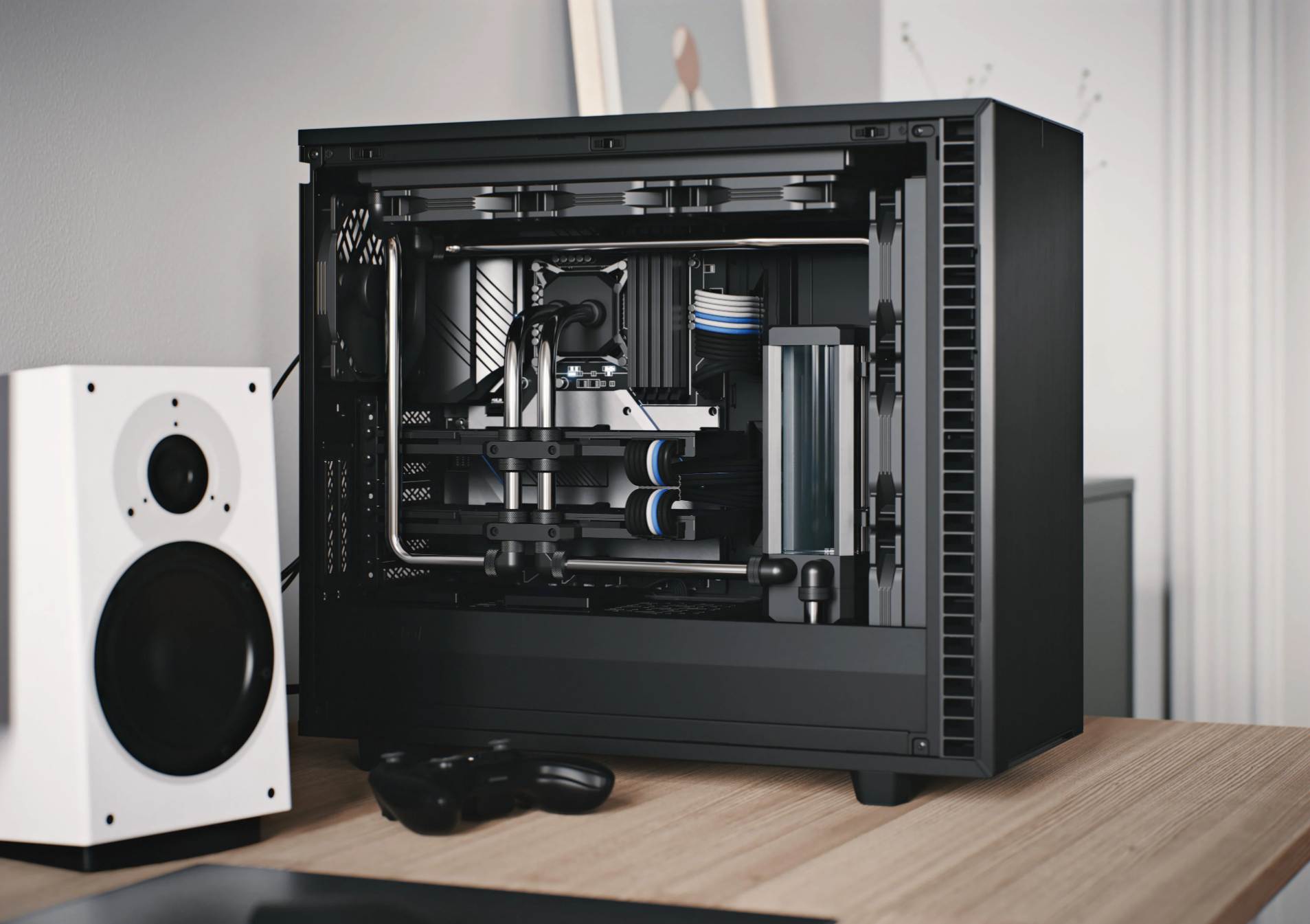 Biała obudowa PC