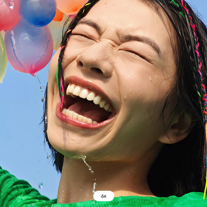 Portret 200 MP z widocznymi detalami