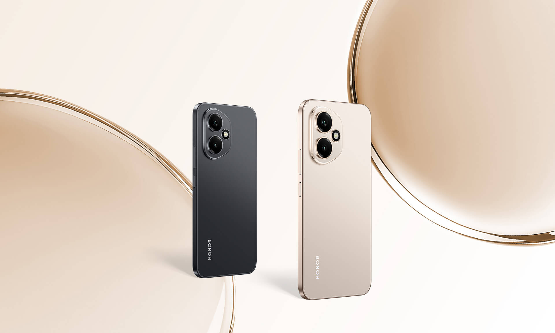 HONOR 400 w kolorach Czerń Północy i Złoto Pustyni