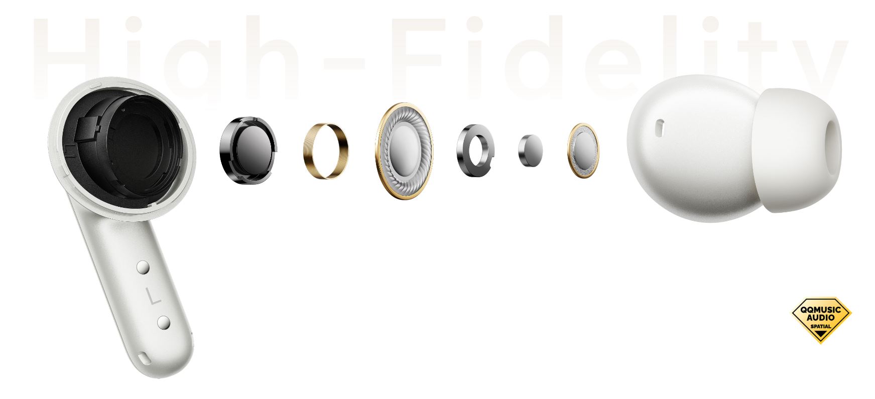 HONOR Earbuds 4 - przetworniki dynamiczne