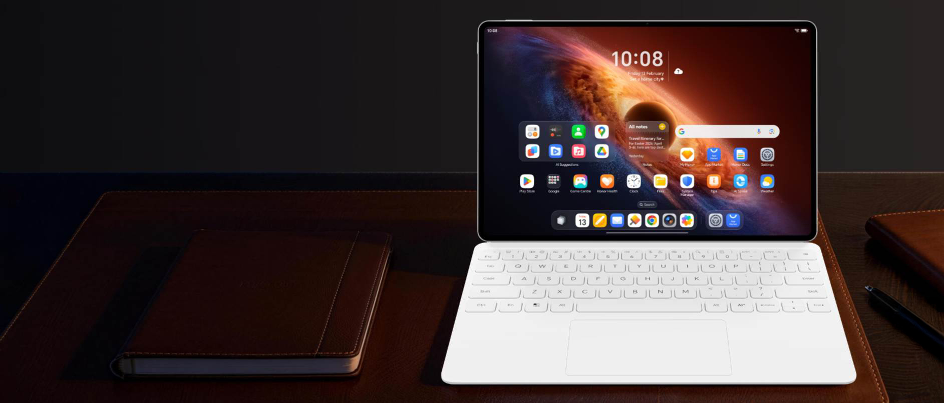 Tablet z pulpitem