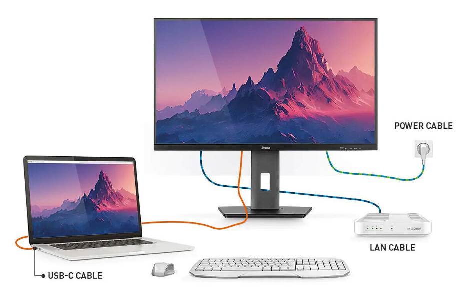 USB-C w monitorze