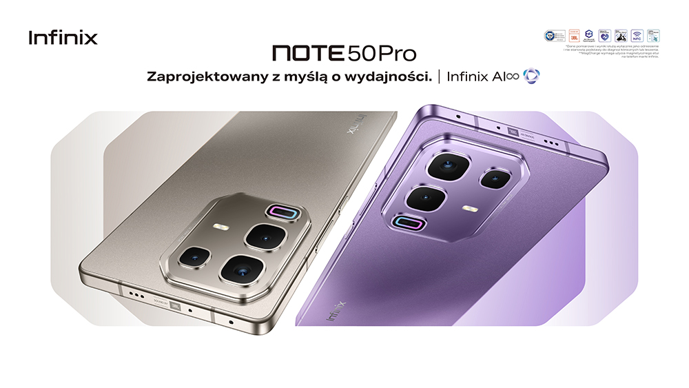 Infinix NOTE 50 Pro - wydajny smartfon