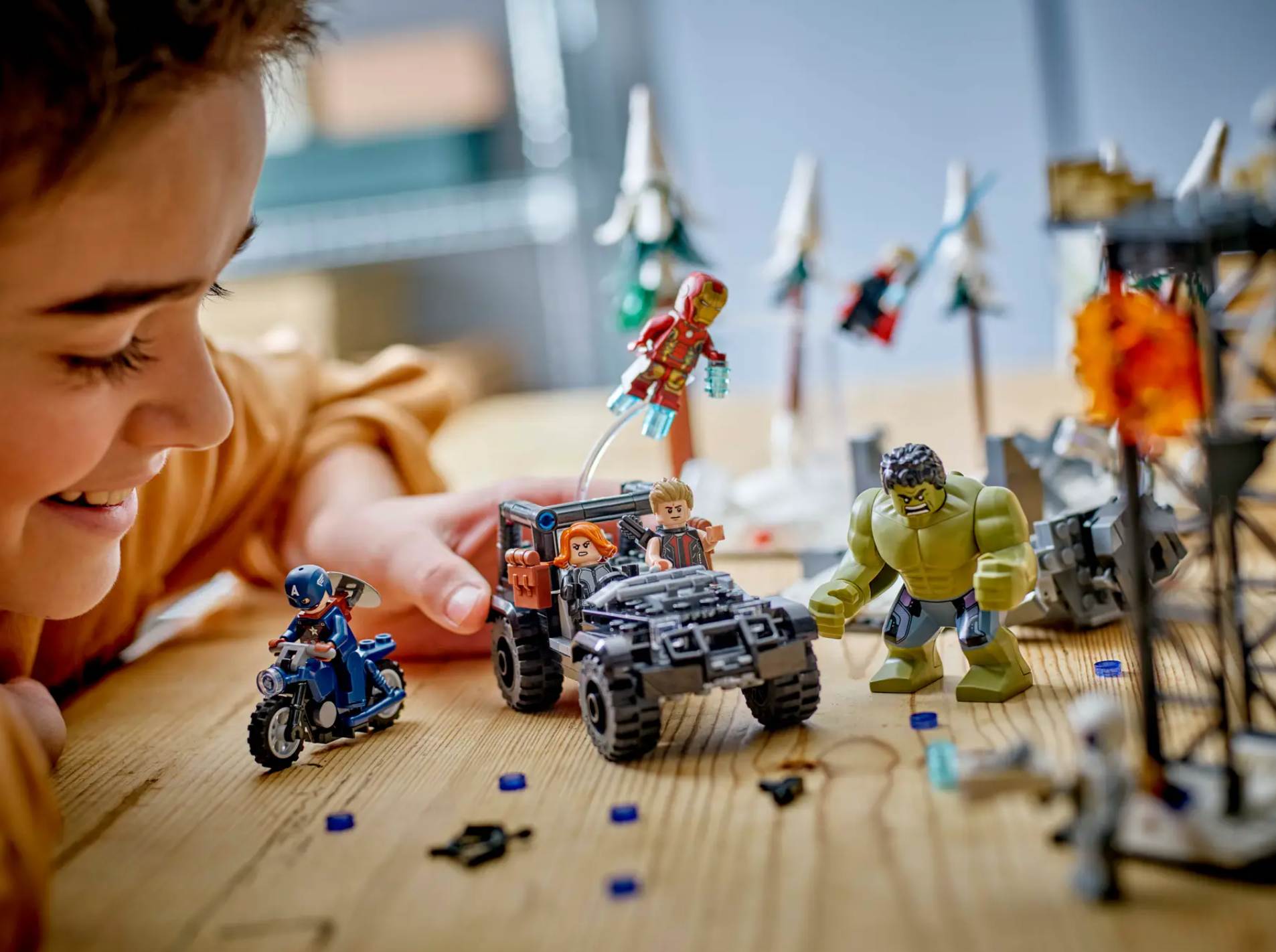 Bohaterowie z marvela LEGO