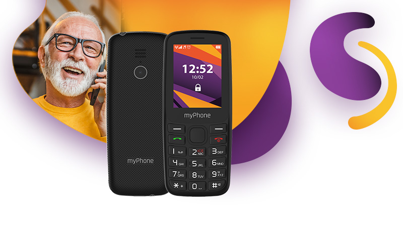 myPhone 6410 LTE - klasyczny i nowoczesny