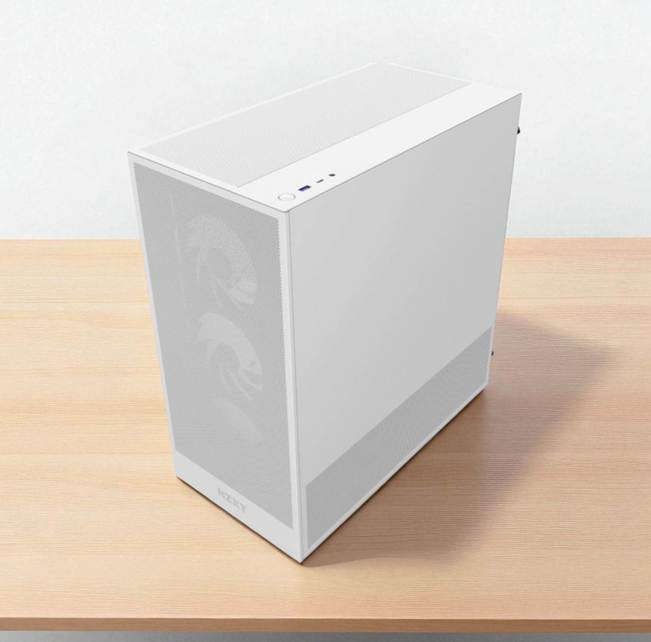 Biała obudowa RGB PC