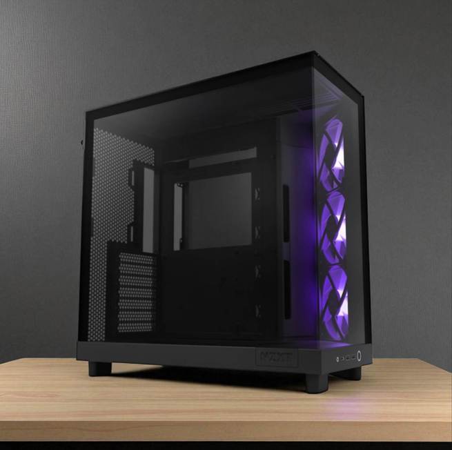 Biała obudowa RGB PC