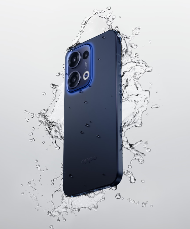 OPPO Reno 13 5G — certyfikaty IP69/IP68/IP66 potwierdzające wodoszczelność i pyłoszczelność