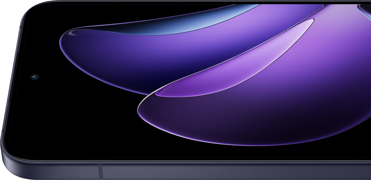 OPPO Reno 13 5G — niemal bezramkowy wyświetlacz zapewniający immersję obrazu