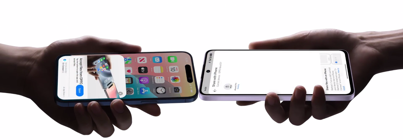 OPPO Reno 13 FS 5G — szybkie udostępnianie Live Photo między telefonami i aplikacjami społecznościowymi