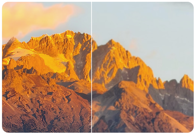 OPPO Reno 13 FS 5G — zachowanie jakości obrazu po kadrowaniu i powiększaniu