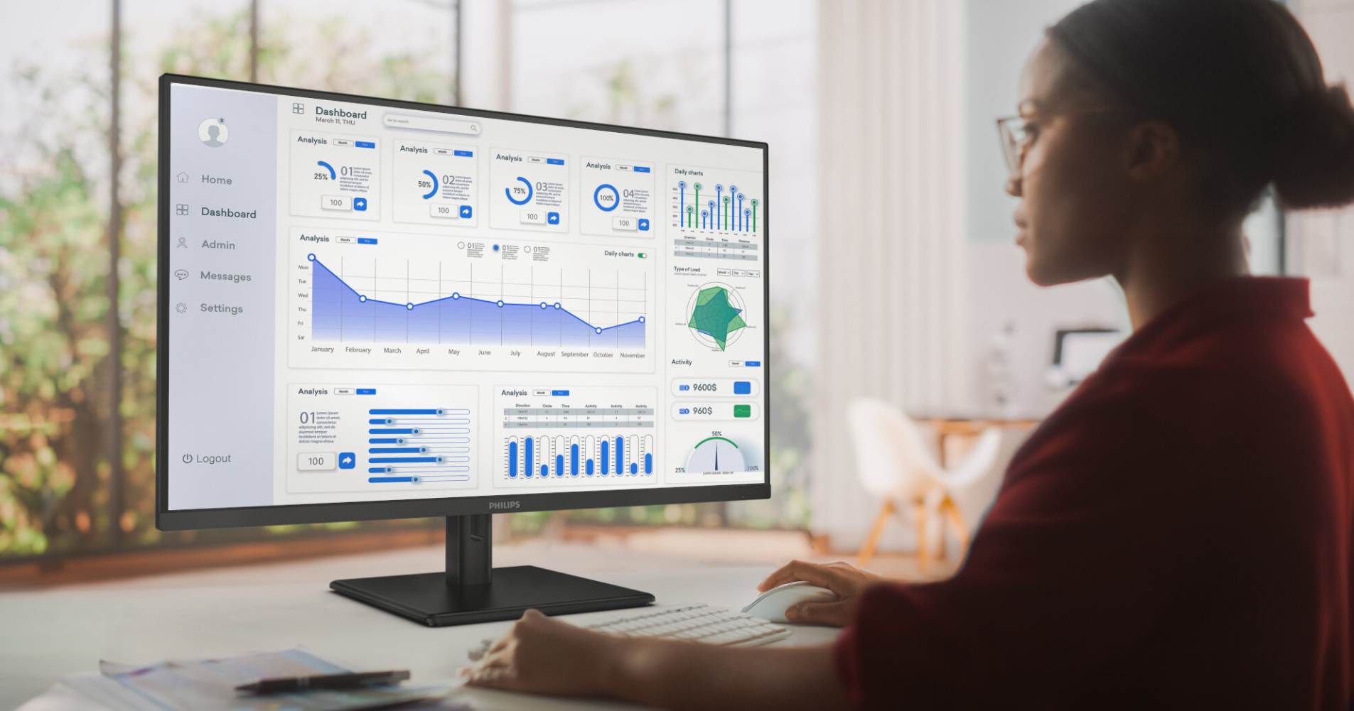 Monitor biurowy Philips