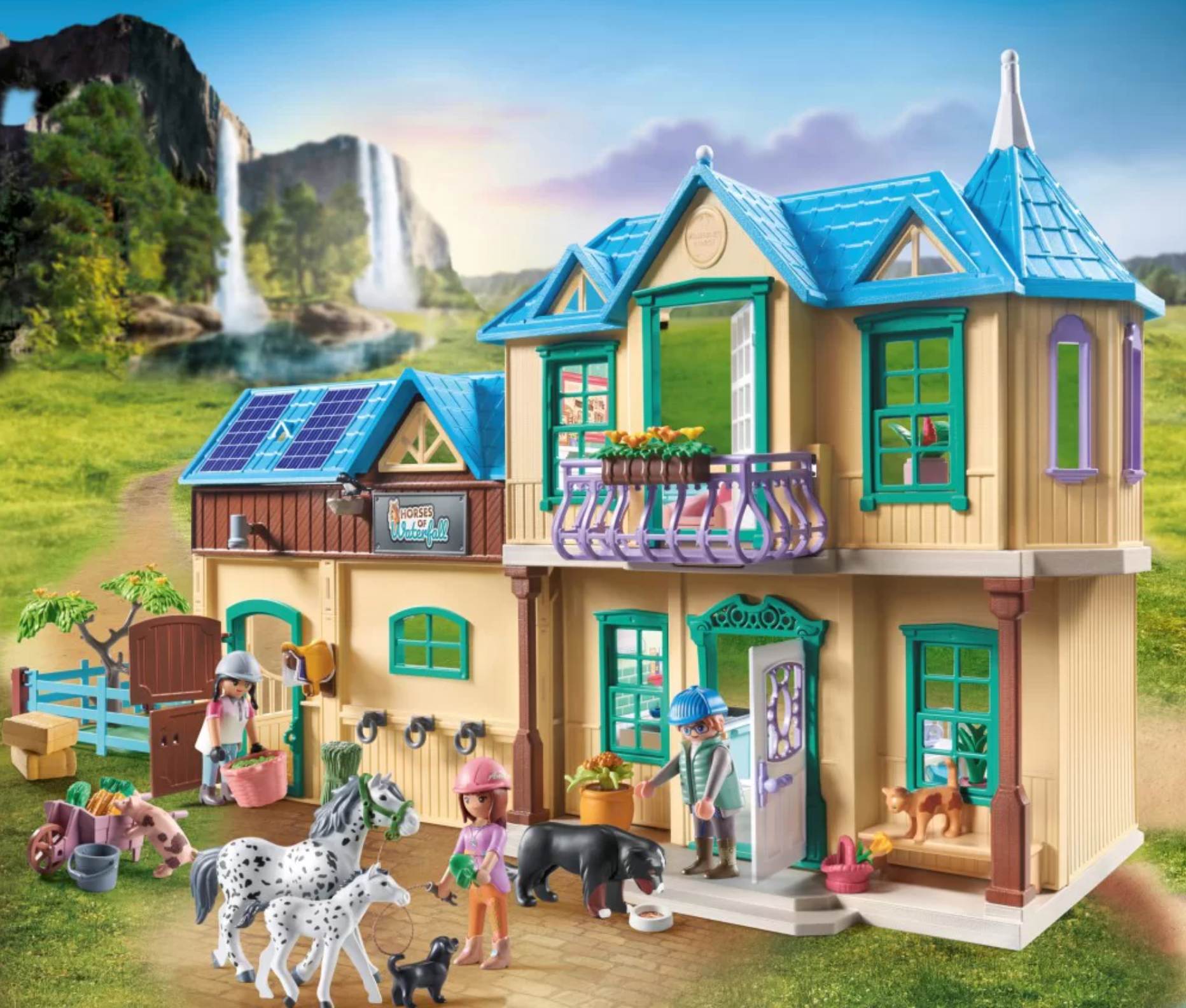 Kompaktowe ranczo Playmobil