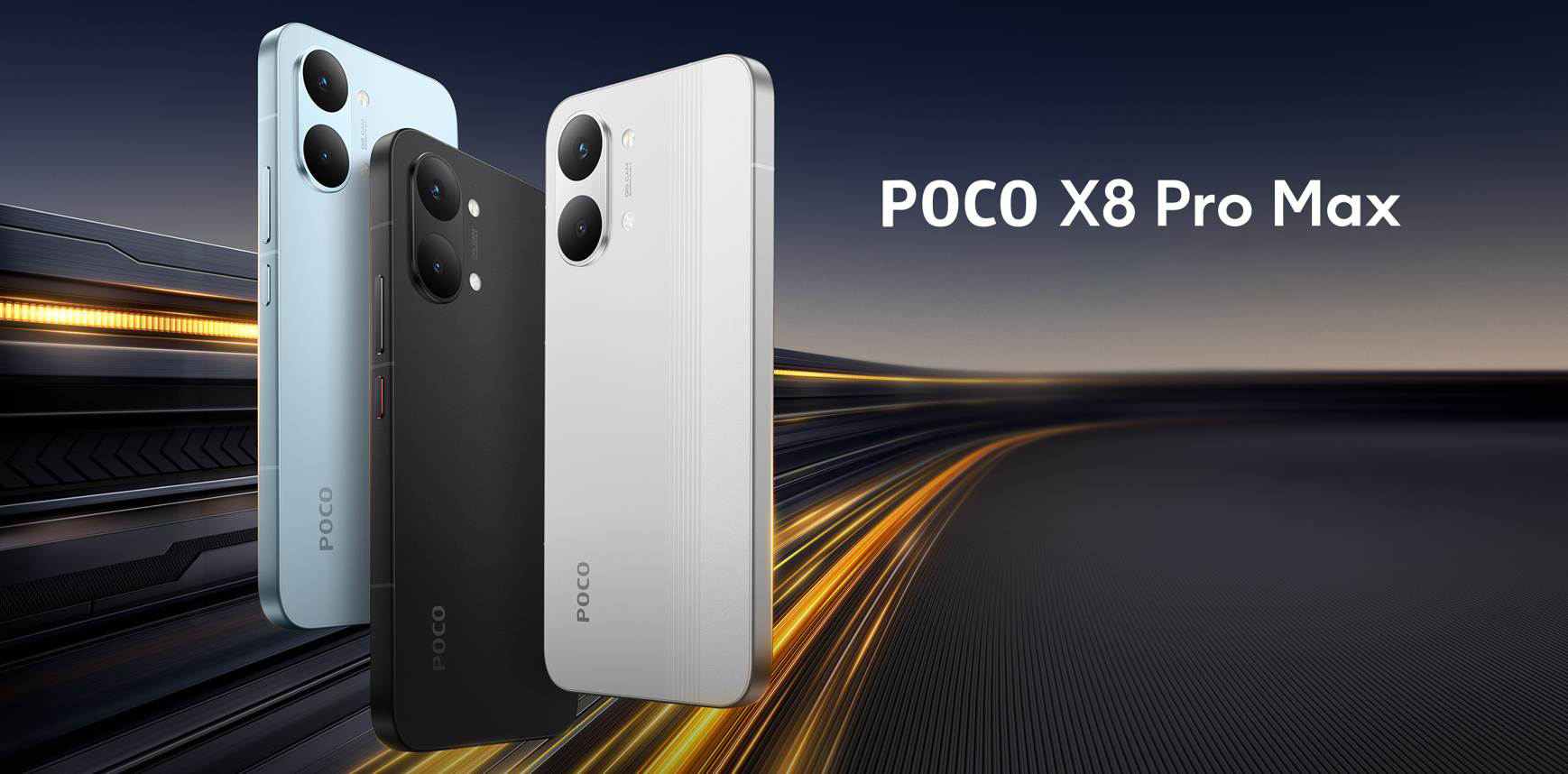 Smukła sylwetka POCO x8 pro