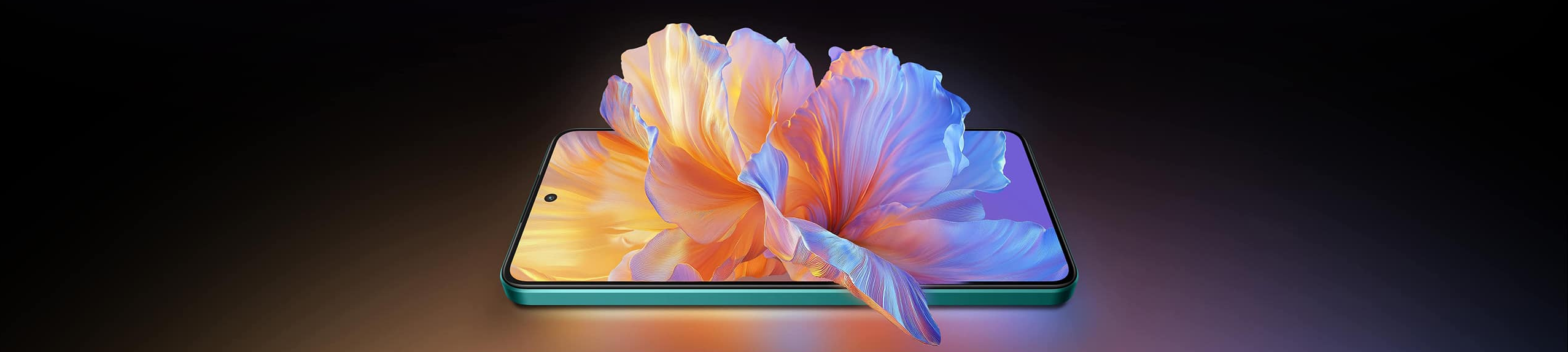 Ekran AMOLED 120 Hz wyświetlający dynamiczną scenę
