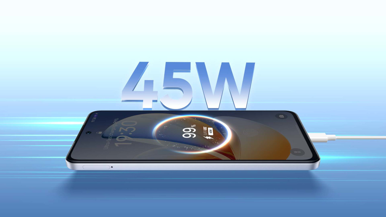 realme C71 - szybkie ładowanie 45W
