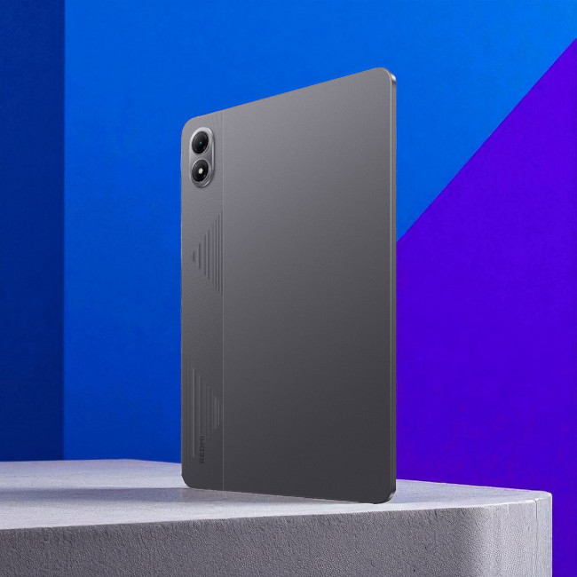 Redmi Pad 2 Pro 5G — ikony łączności Wi-Fi 6 i Bluetooth 5.4 na tle urządzenia
