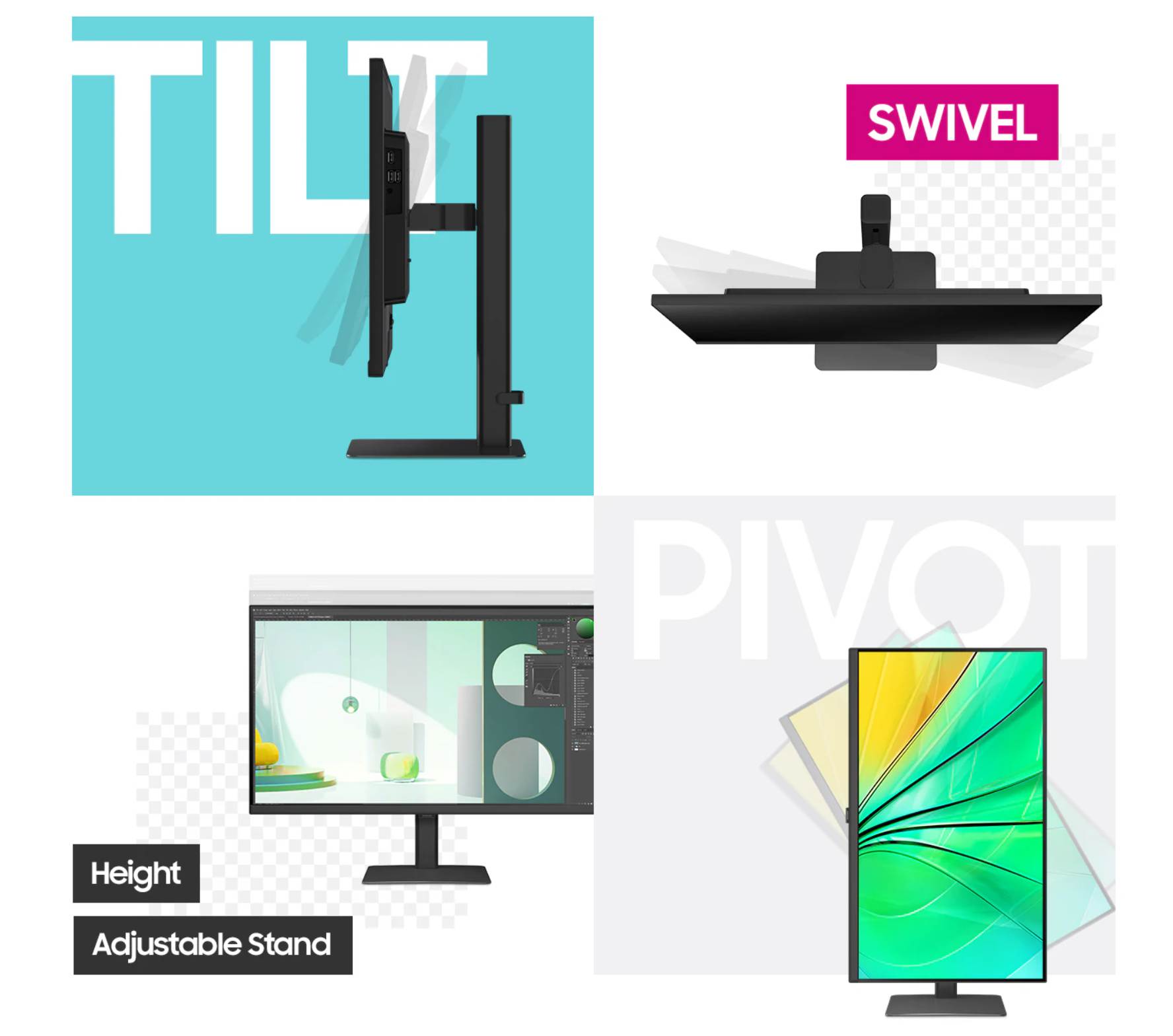 Regulowany monitor