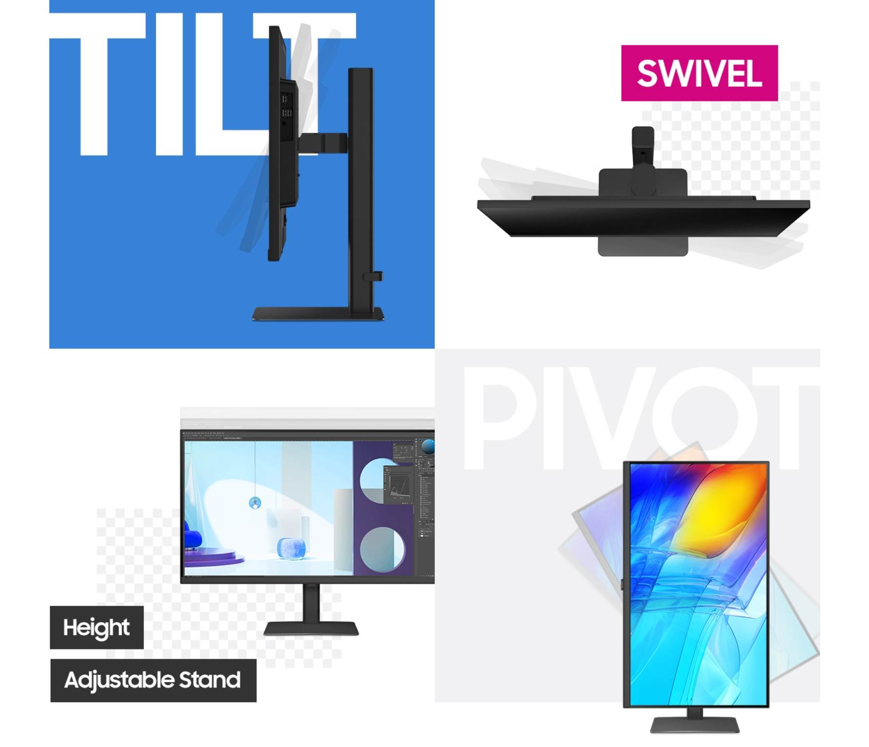 Regulowany monitor