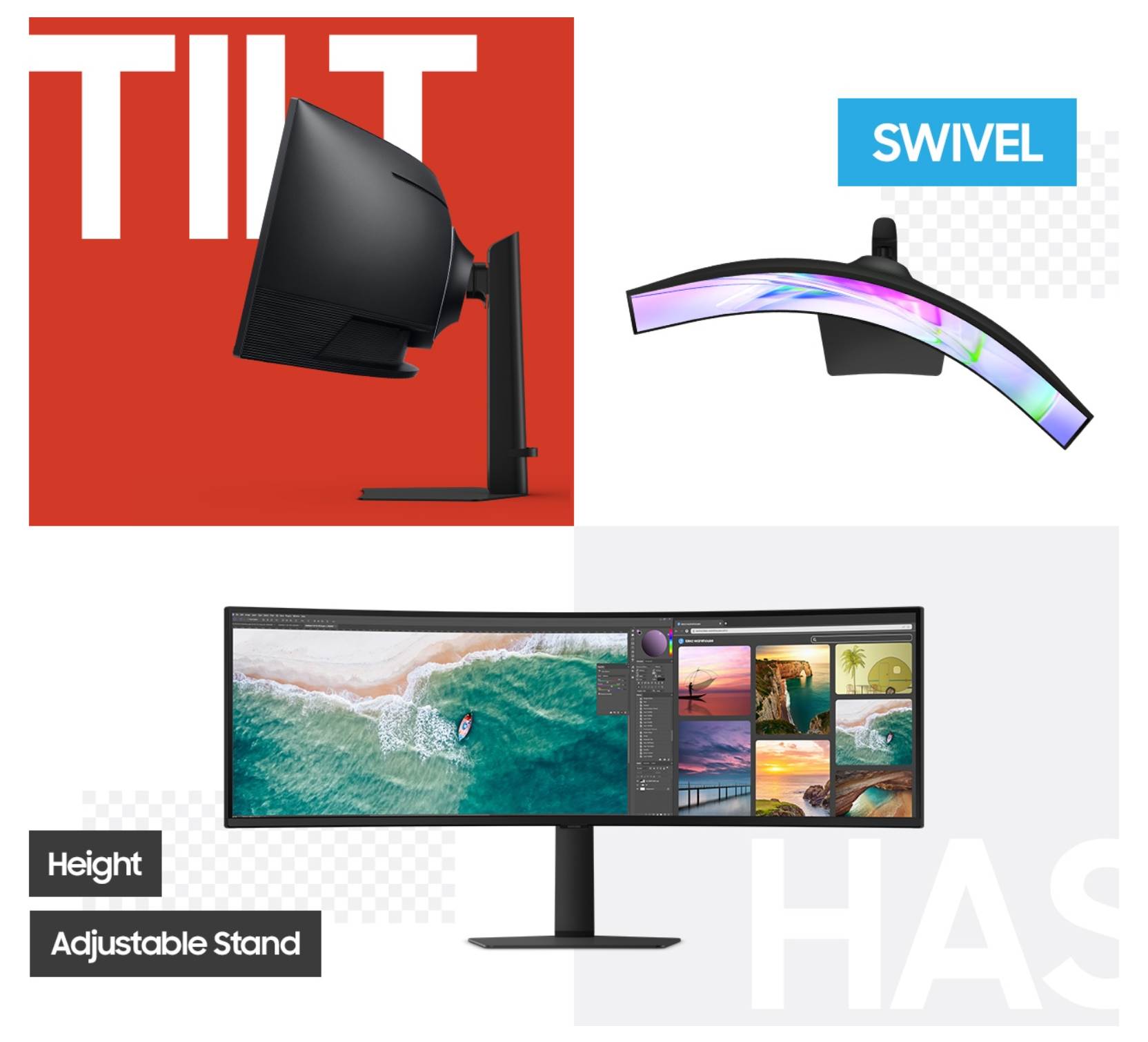 Regulowany monitor