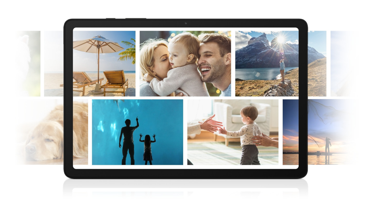 Ikona pamięci 8 GB RAM i 128 GB + microSD w Galaxy Tab A9+