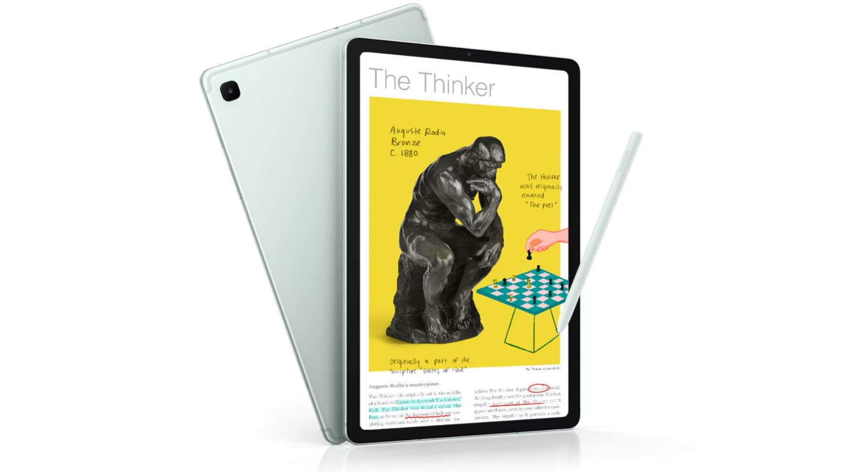 Samsung Galaxy Tab S6 Lite z ekranem 10,4 cala i rysikiem S Pen