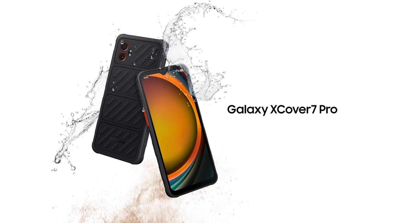 Samsung Galaxy XCover7 Pro — wytrzymały smartfon z 5G i baterią 4350 mAh na roboczym ujęciu