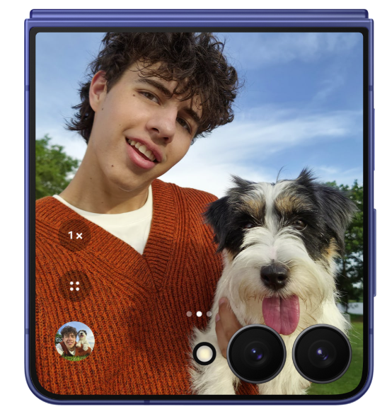 Samsung Galaxy Z Flip7 — aparat selfie 50 MP i podgląd w FlexWindow