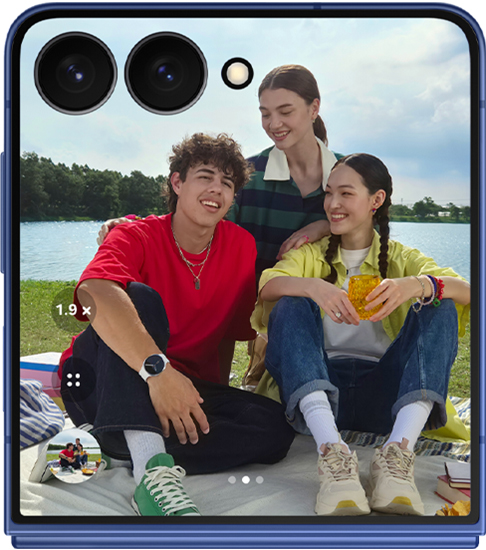 Galaxy Z Flip7 — AI Zoom i FlexCam zapewniają ostre zdjęcia z różnych dystansów