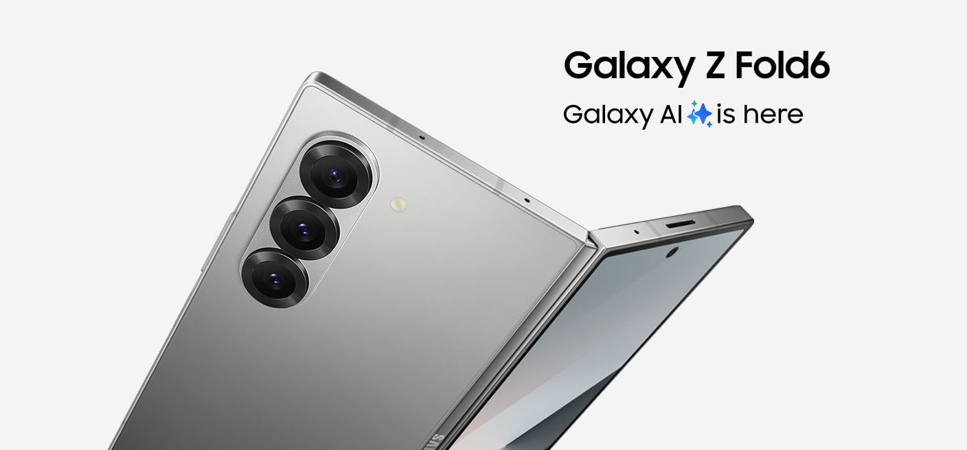 Galaxy Z Fold6 – składany smartfon z obsługą Galaxy AI, widok urządzenia