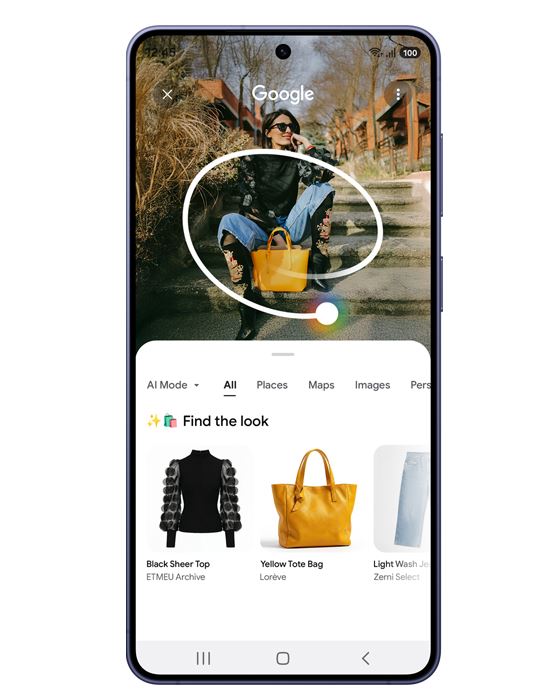 Galaxy S26 Google lens