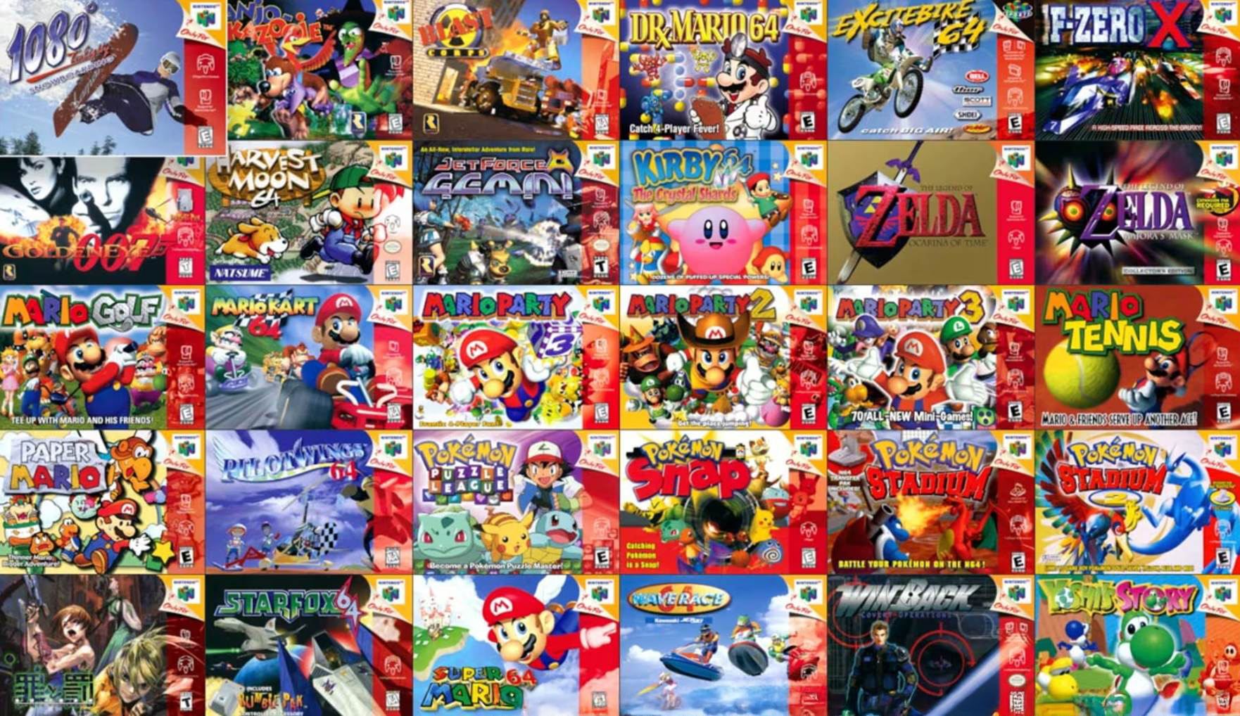 Gry na Nintendo 64