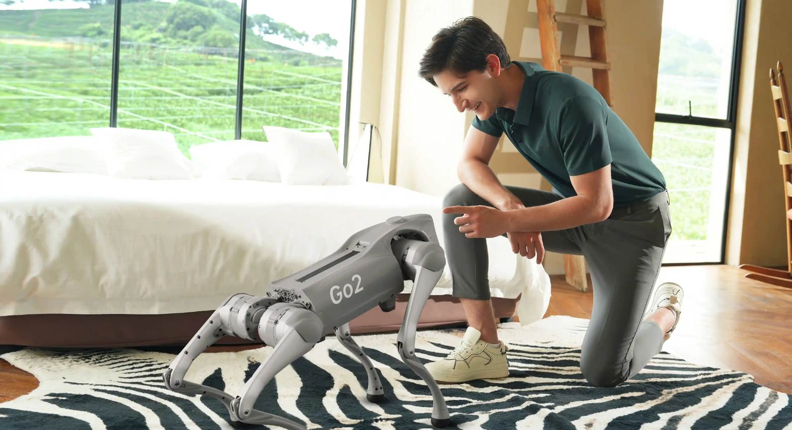 Zabawa z robotem w domu