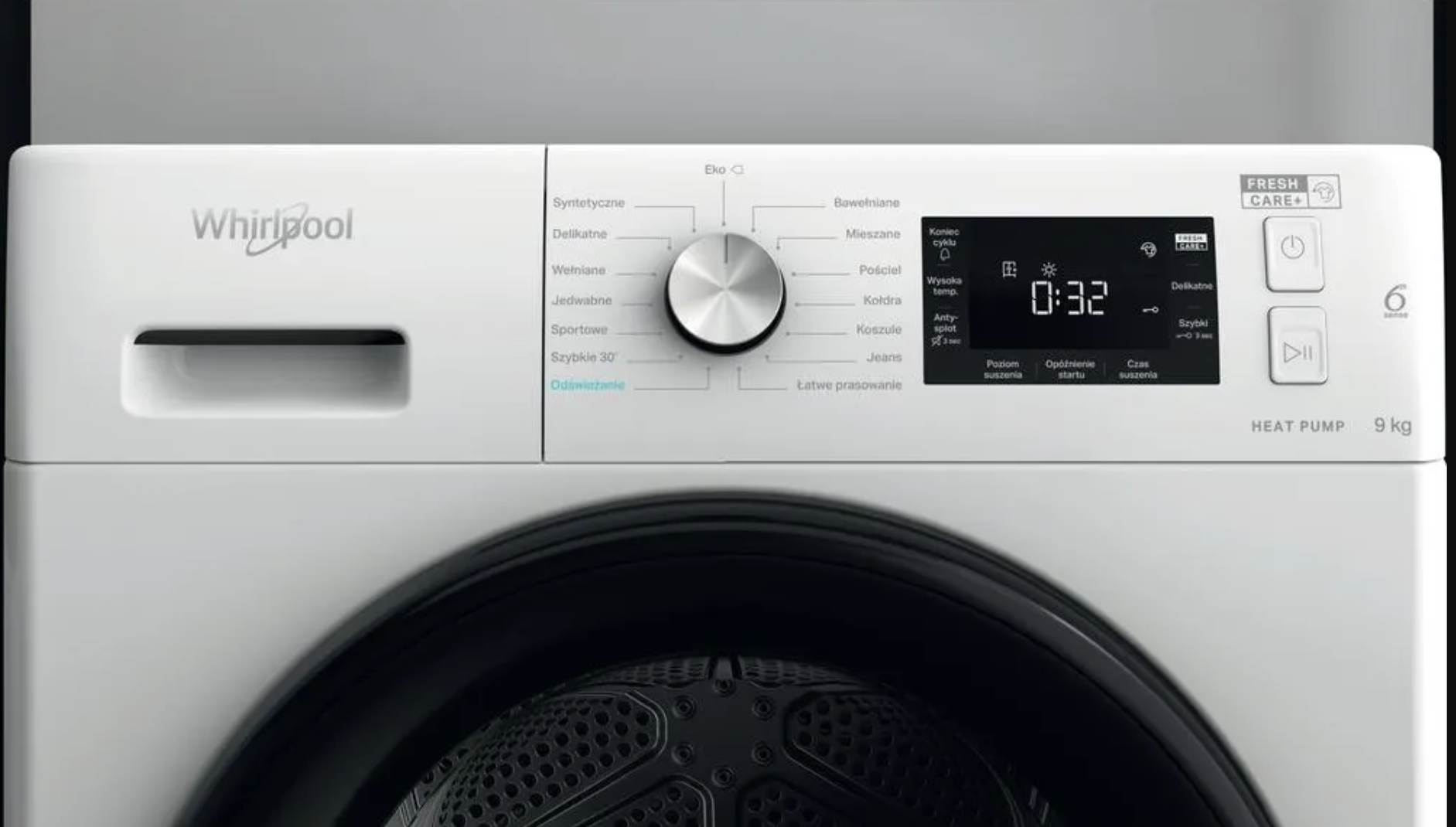 Panel sterowania suszarki