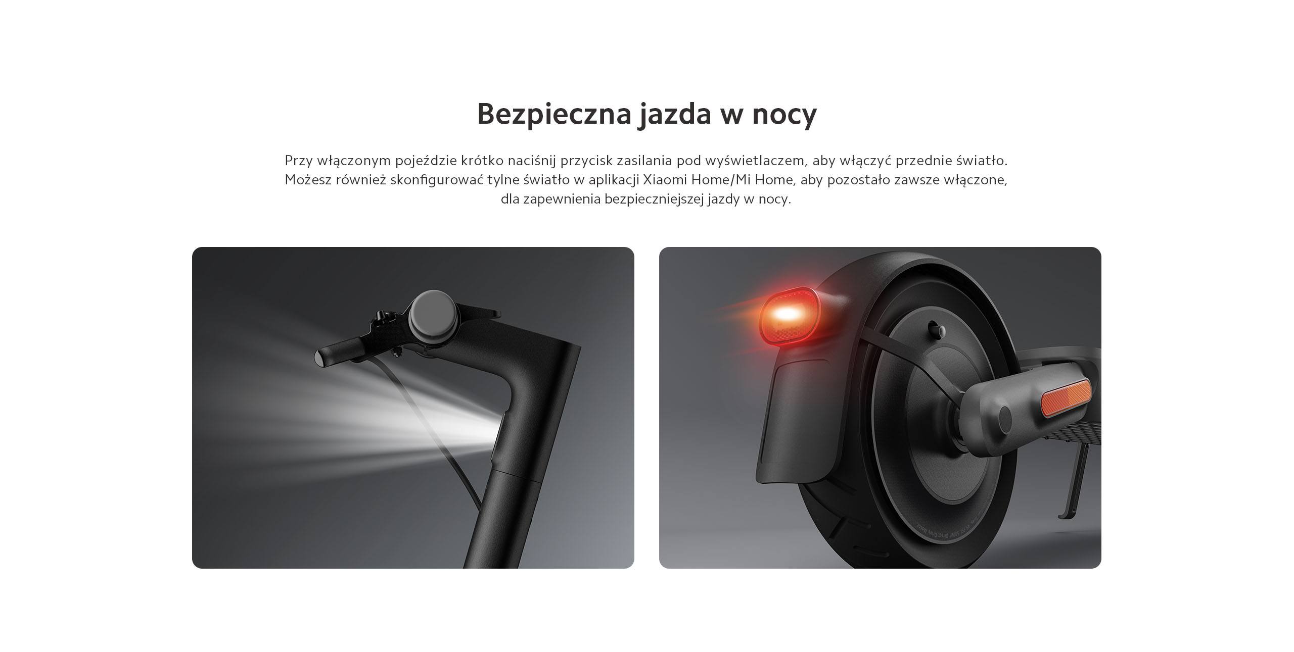 Xiaomi Electric Scooter 4 Ultra - Nowy system oświetlenia