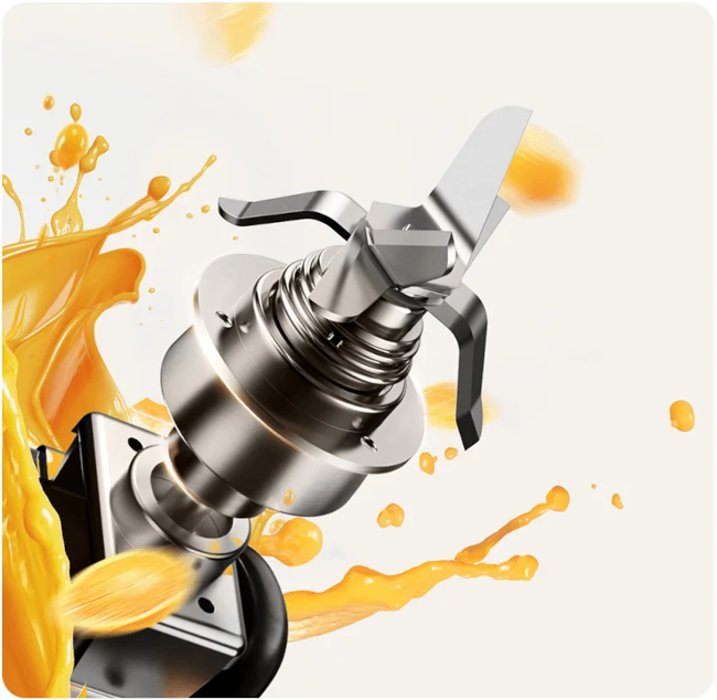 Zestaw sześciu ostrzy nierdzewnych w Xiaomi Blender