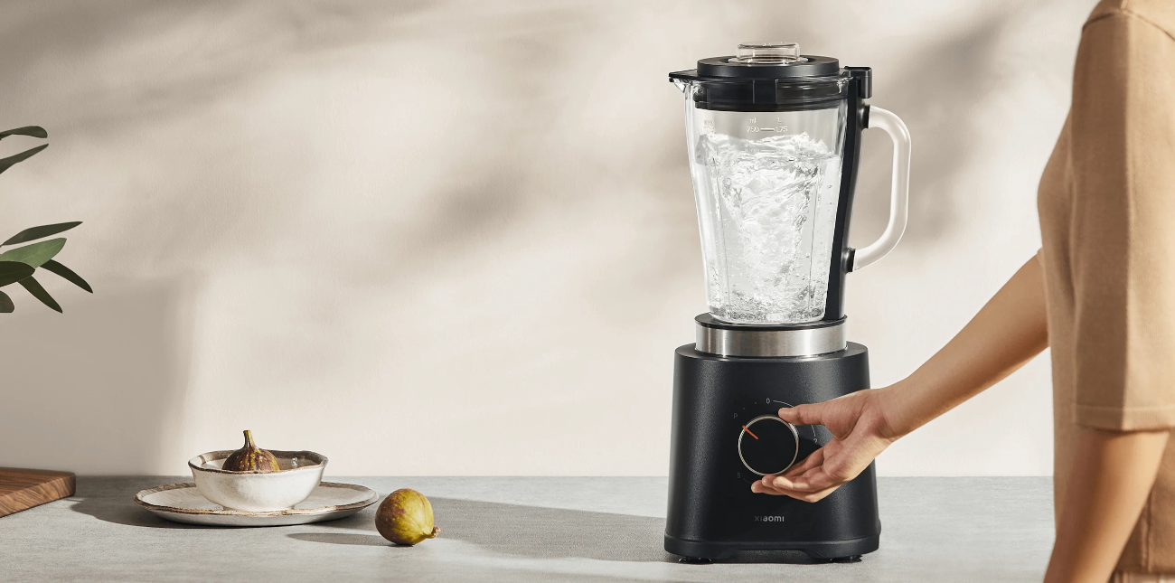 Proces samoczyszczenia kielicha Xiaomi Blender