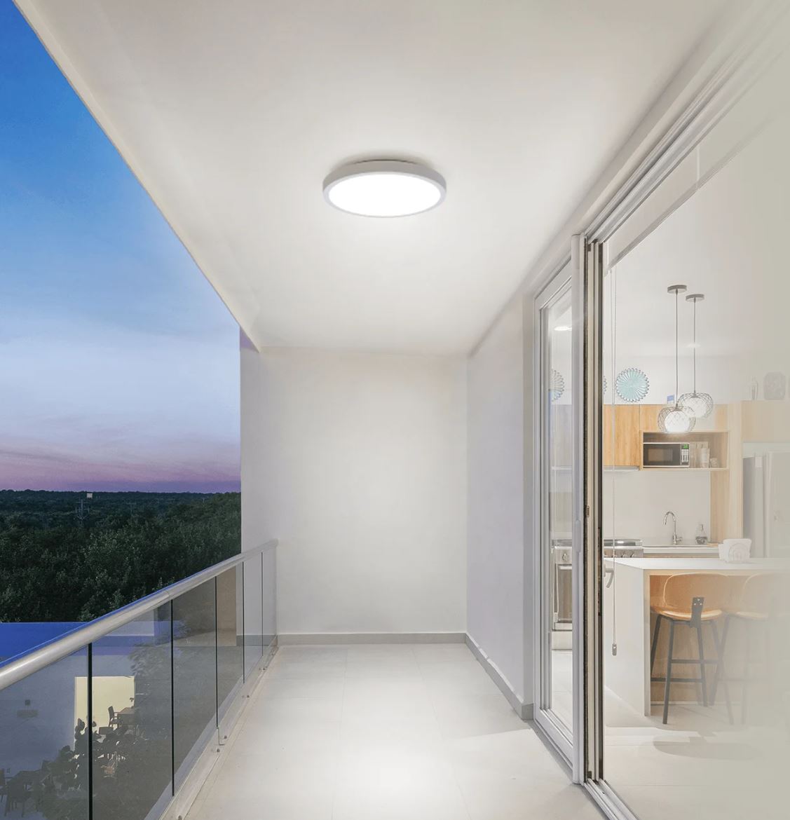 światło lampy jak słońce